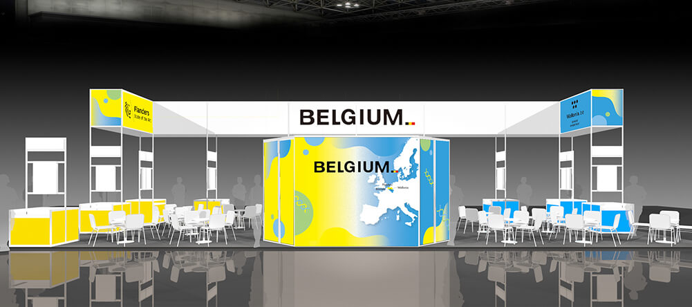 BioJapan 2023 ベルギー地域 ブースデザイン